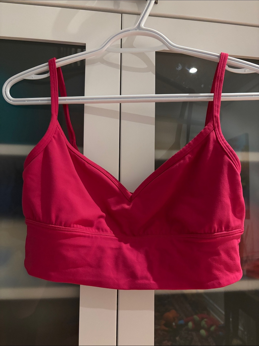 Lululemon Align Sweetheart Bra Dark Pink LIKE NEW SZ 10 ❤️💗